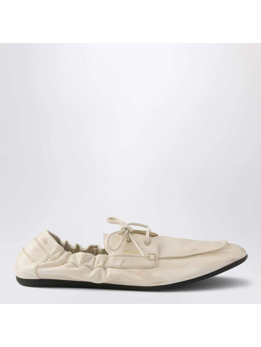 Prada Shuffle Boat Loafer (120)(PLEASE REQUEST YOUR SIZE BEFORE PURCHASING)